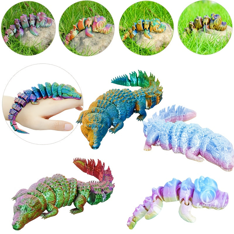 2PCS Watery Animal Series Crocodile Figures - Christmas & Year's Gift