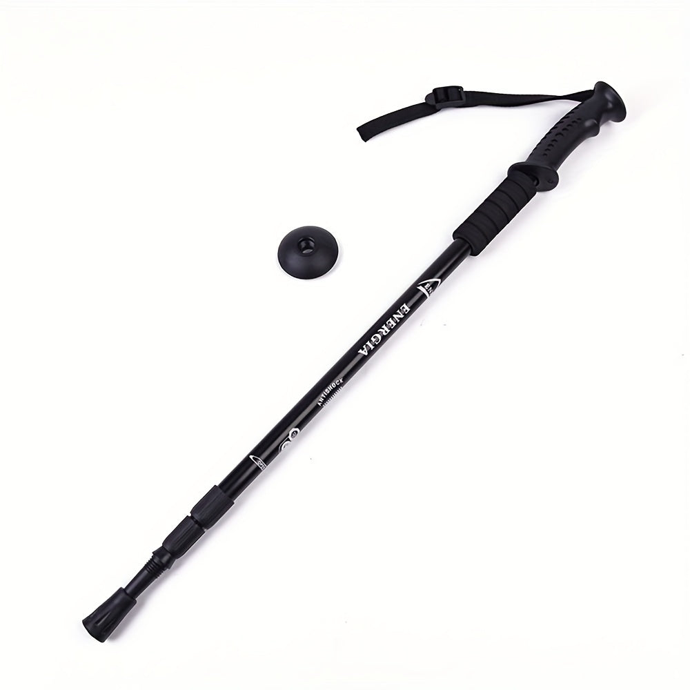 Outdoor Aluminium Trekking Pole Folding Crutch Stick