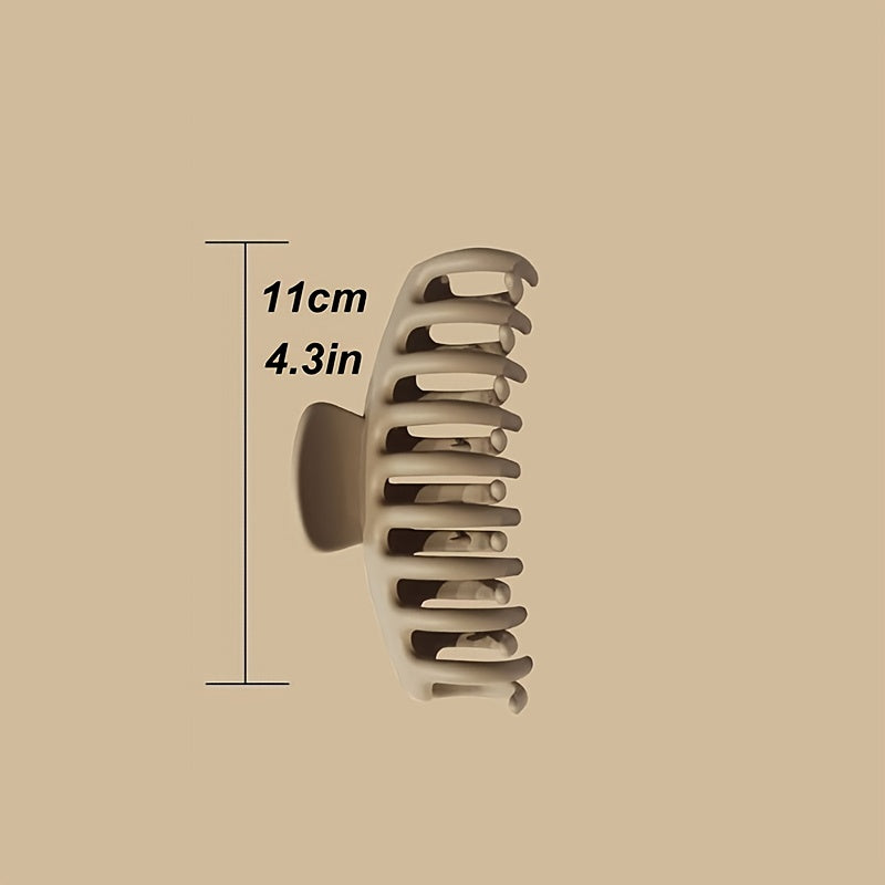 3pcs Matte Oversize Hair Claw Clip Non Slip Strong Hold Grip Hair Jaw Clip
