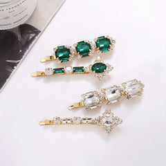 Vintage Rhinestone Hair Pin Alloy Hairpin Glitter Hair Clip