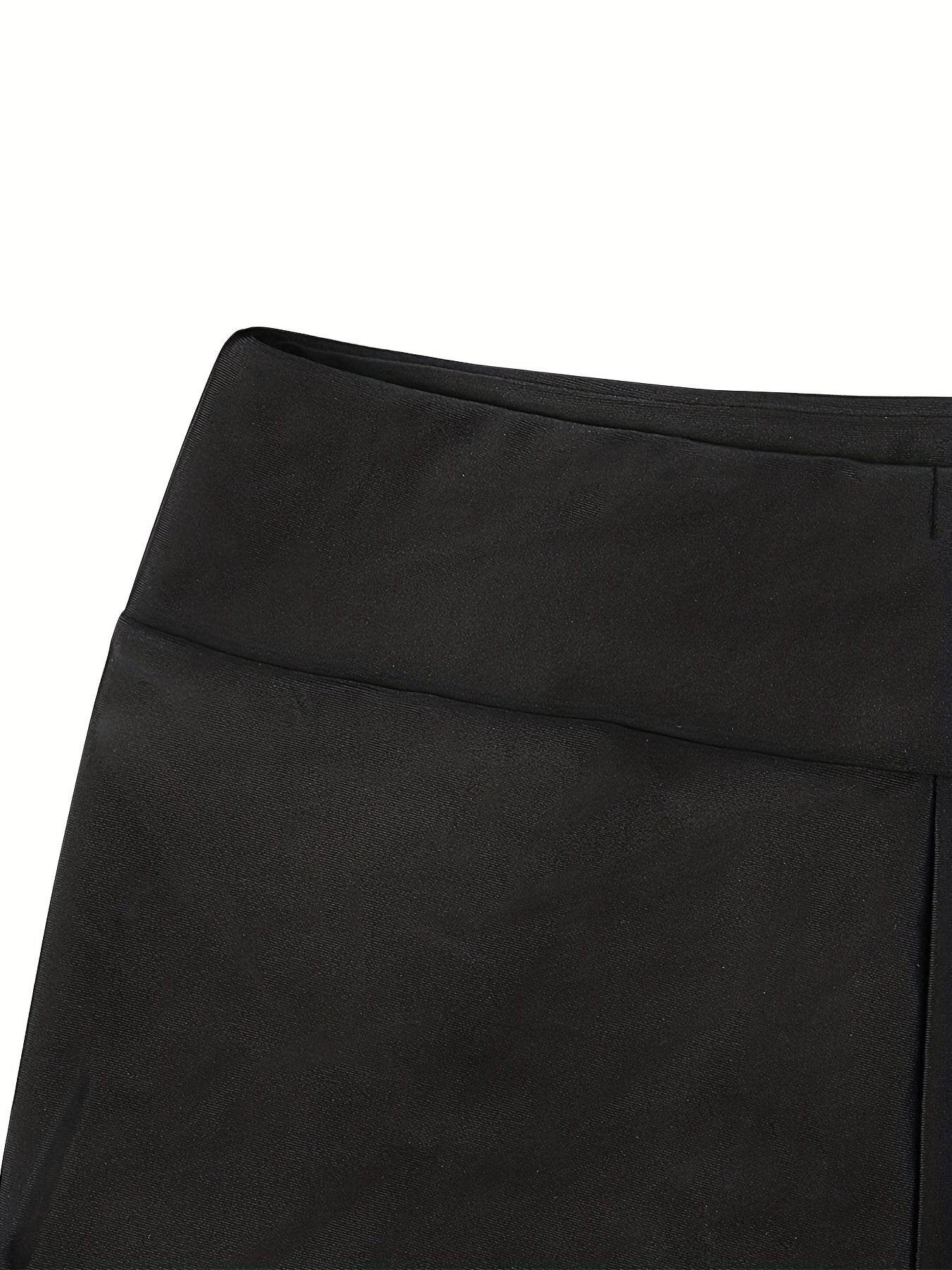 High Waist Biker Shorts Solid Sporty Yoga Casual Women's Clothing