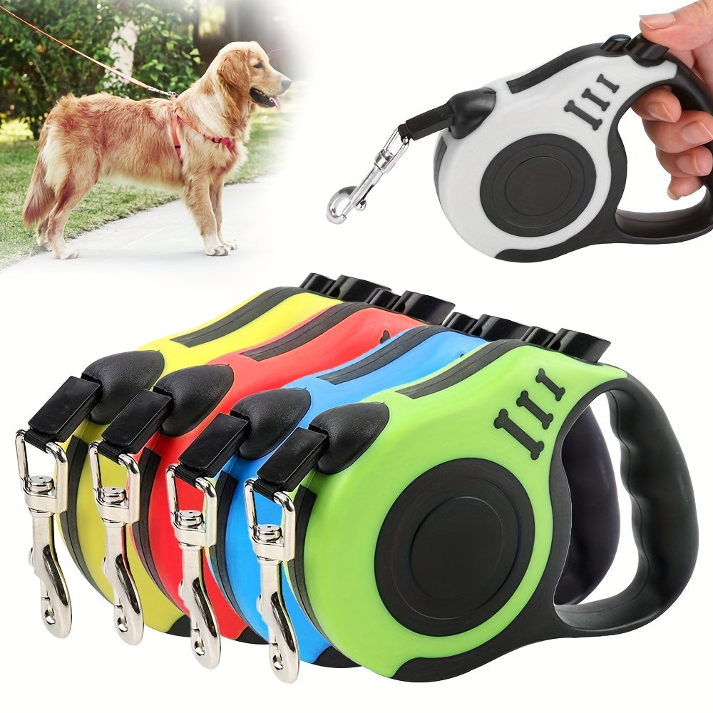 5m Retractable Nylon Dog Leash Extension Durable for Walking Running