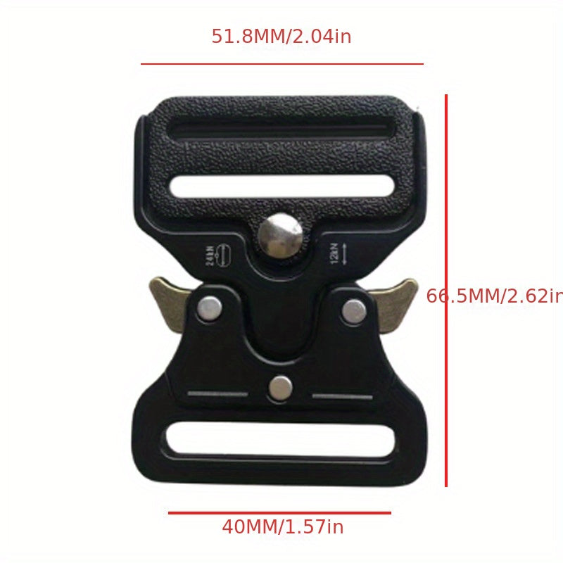 Tactical Quick Release Metal Belt Buckle