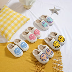 Women's Plush Indoor Slippers Soft & Comfy Closed Toe Non Slip House Slides