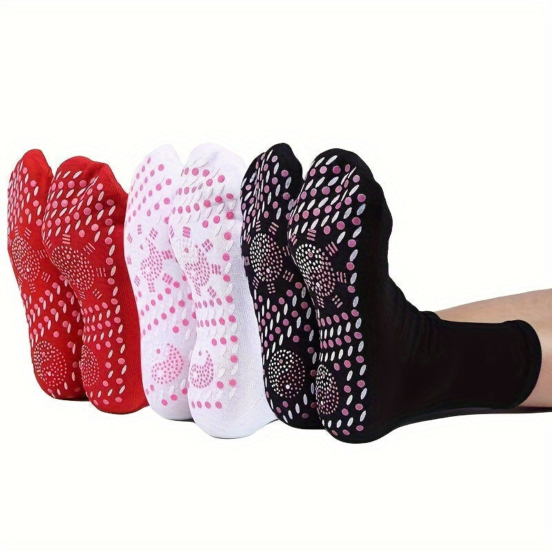 Self Heating Foot Warm Socks Comfortable Breathable Heat Cycle Cold Resistant