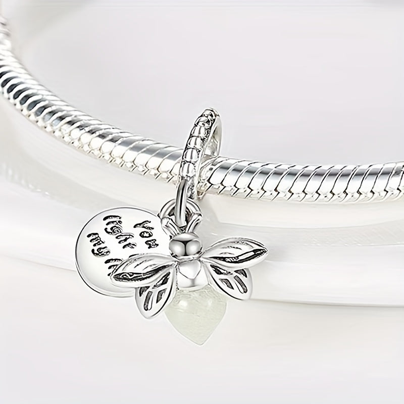 Glowworm Charm Beads Glowing For 3mm Bracelet DIY Pendant Set