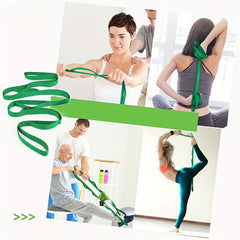 Yoga Stretching Strap For Physical Therapy Non Elastic Stretch Strap
