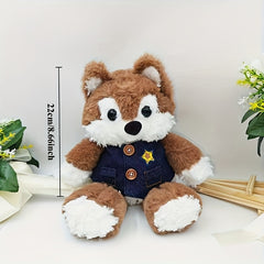 Husky Plush Toy Dog Doll for Dress up Decoration
