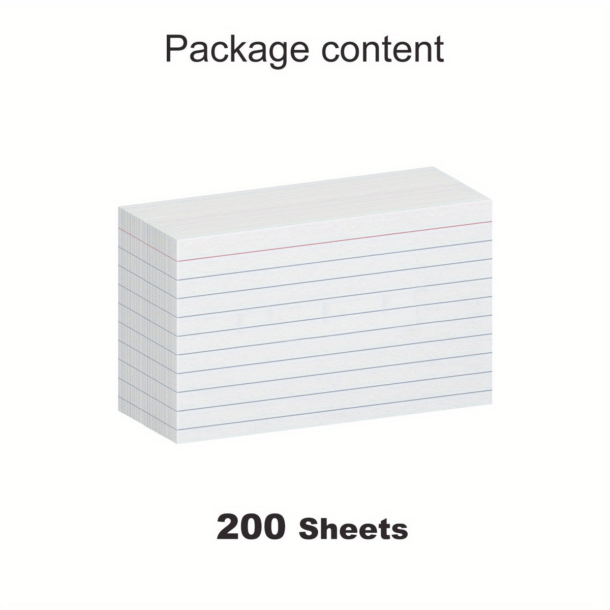 Ruled Index Cards 7 X 12 200 Pack Notecards