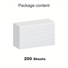 Ruled Index Cards 7 X 12 200 Pack Notecards