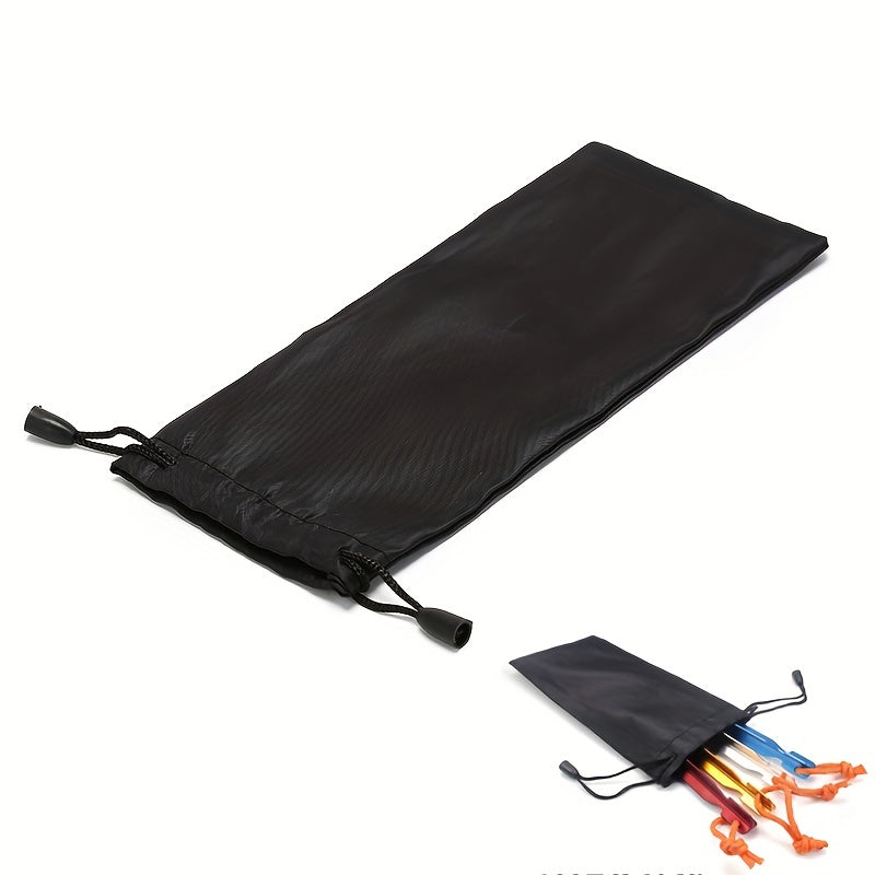 Tent Ground Nails Storage Bag Outdoor Camping Organizer