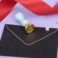 Christmas Tree Wax Seal Stamp for Festive Holiday Greetings