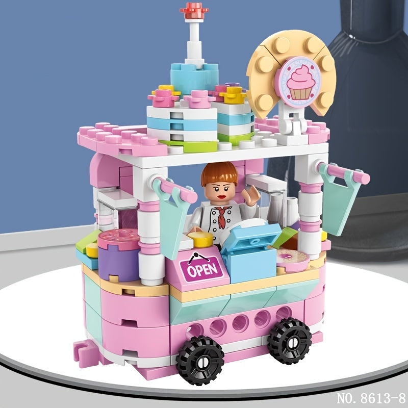 Snack Car Building Blocks Set for Kids
