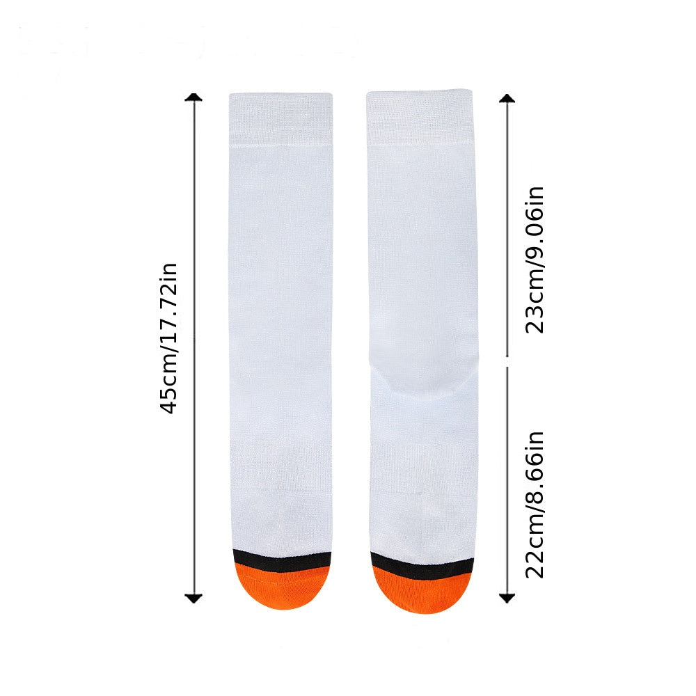 Colorblock Crew Socks Mid Tube Women's Stockings
