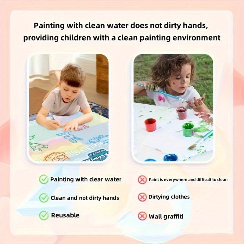 Oversized Painting Art Pad Reusable Watercolor Doodle Mat