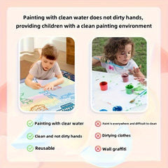Oversized Painting Art Pad Reusable Watercolor Doodle Mat
