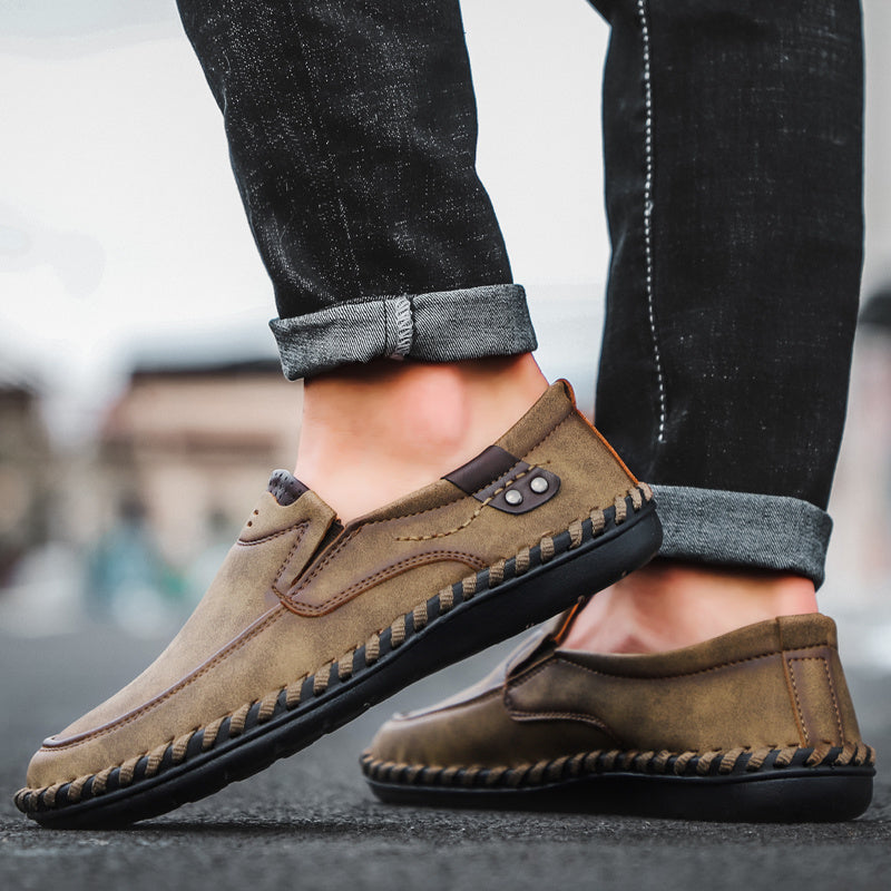 Men's Casual Slip On Loafers Breathable Shoes