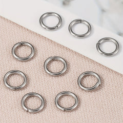 200pcs Stainless Steel Jump Rings for Jewelry Making