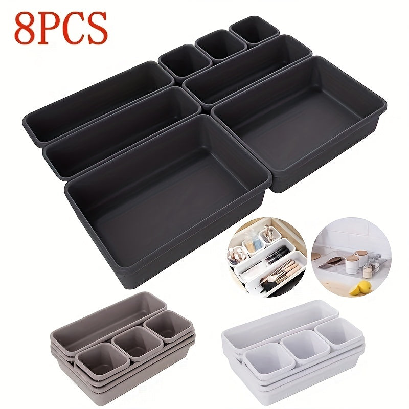 Drawer Cosmetic Organizer Storage Box Dustproof Household Desktop Fruit Holder