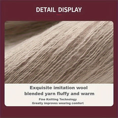 Wool Knee Pads Unisex Warm Thickened Large Size Loose Knee Pads