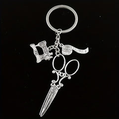 Sewing Machine Scissors Keychain Pendant Bag Backpack Ornament
