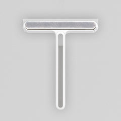3-in-1 Glass Cleaning Brush with Squeegee Handle