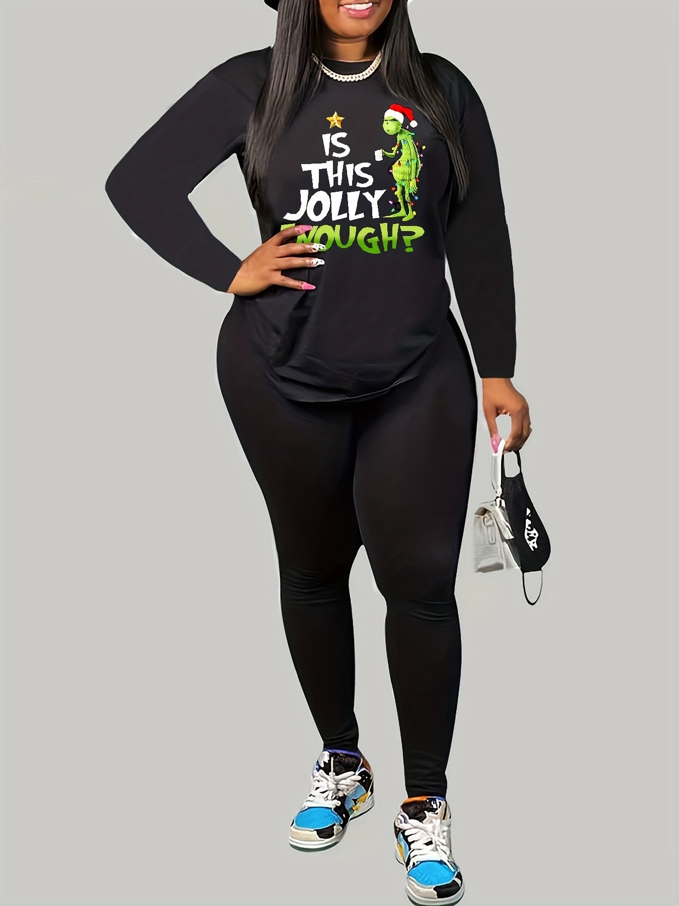  Halloween Casual Outfits Two Piece Set