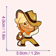 50pcs Cookie Run Kingdom Stickers Vibrant Character Designs Self Adhesive Decals