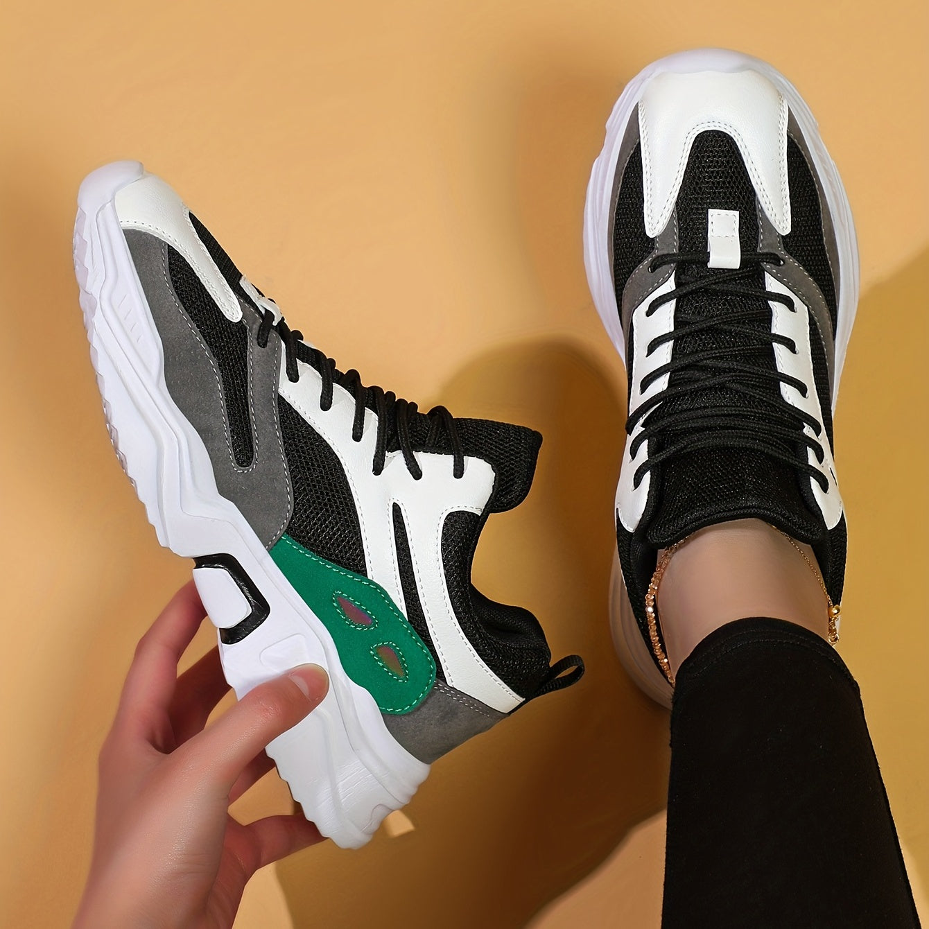 Women's Mesh Breathable Platform Sneakers
