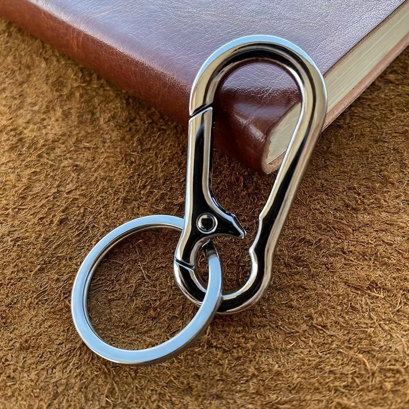 Stainless Steel Keychain Anti-lost Hanging Buckle Pendant