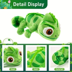 Chameleon Tangled Toys Shoulder Plush Lizard Toy Lizard Stuffed Animal