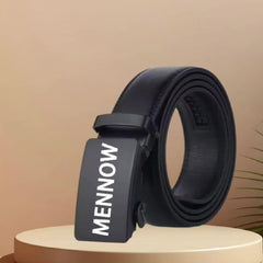 Men's Faux Leather Belt w/ Automatic Buckle for Business/Casual