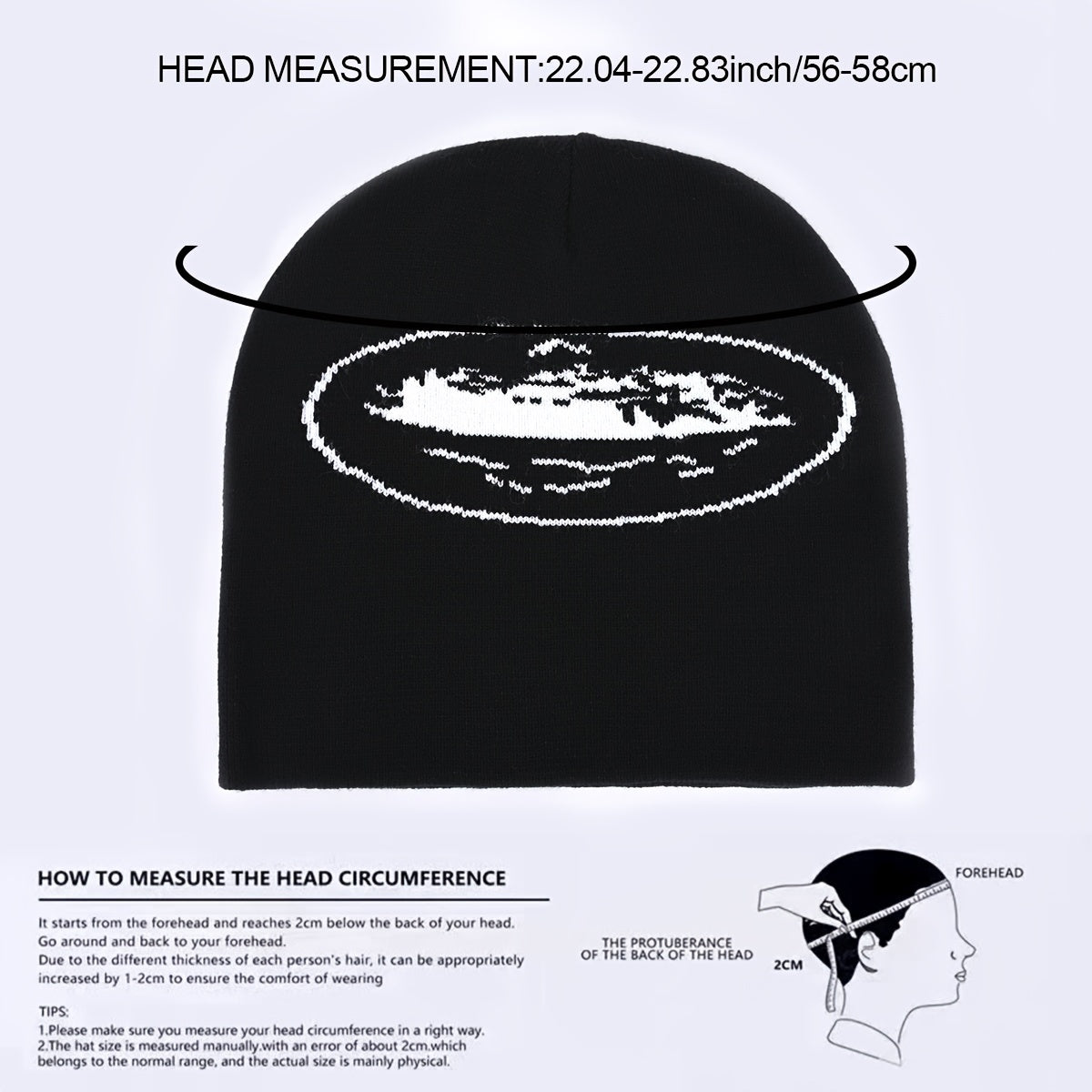 Y2K Winter Knitted Hat Hip hop Warm Coldproof Ear Protection Beanies