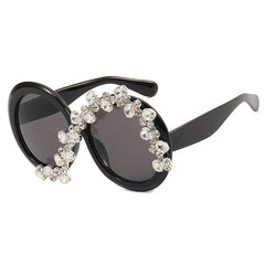 Oversized Round Sunglasses Women Casual Jelly Glasses UV400