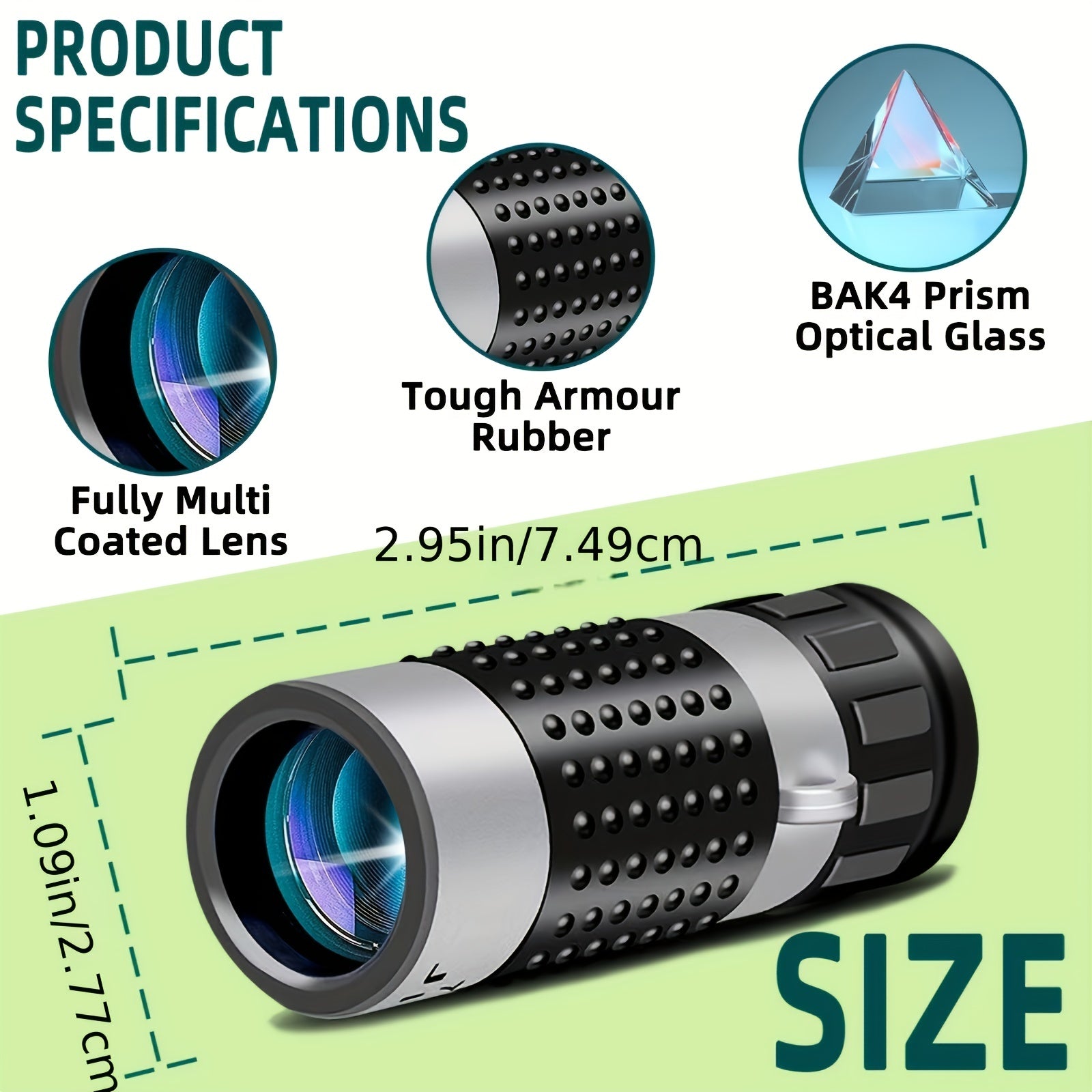HD Monocular Telescope Long Distance Viewing