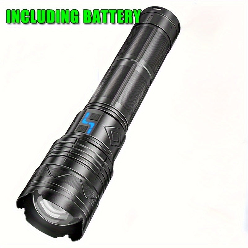 High Power Rechargeable Flashlight Waterproof Long Lasting Flashlight