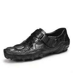 Men's Textured Loafer Shoes Non Slip Dress Shoes Spring Summer