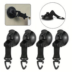 Vacuum Suction Cups Car Tent Buckle With Hook Lightweight