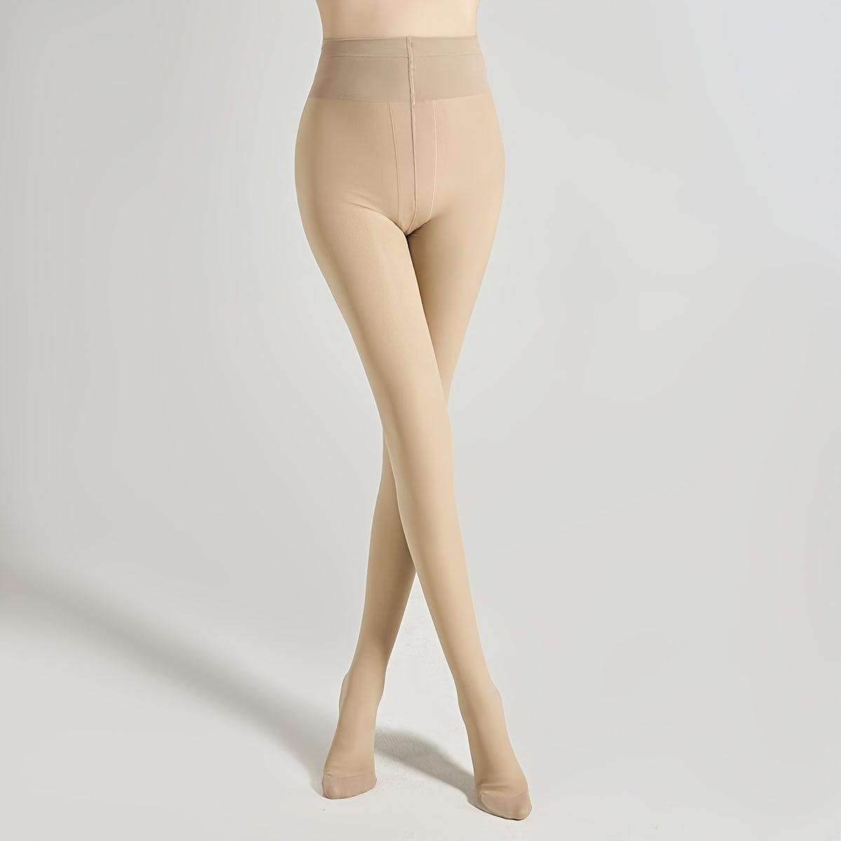 Plush Lined High Waist Thermal Leggings Women's Stockings