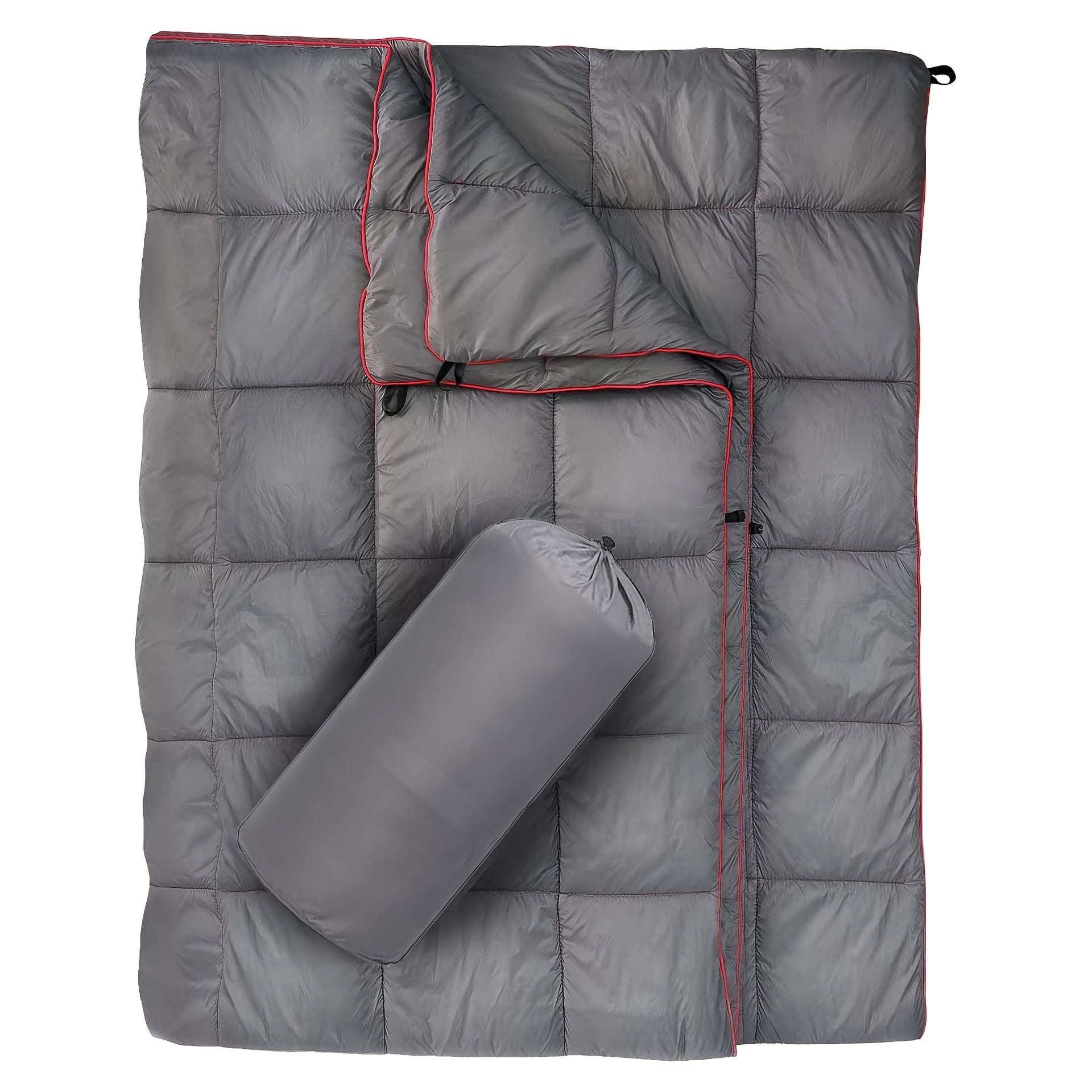 Warm Wearable Down Blanket for Outdoor Travel