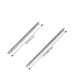 Three Prism Ruler Student Drawing Measuring Ruler Exam Office