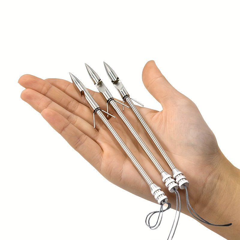 6pcs Fishing Arrow For Slingshot Stainless Steel Arrow Outdoor