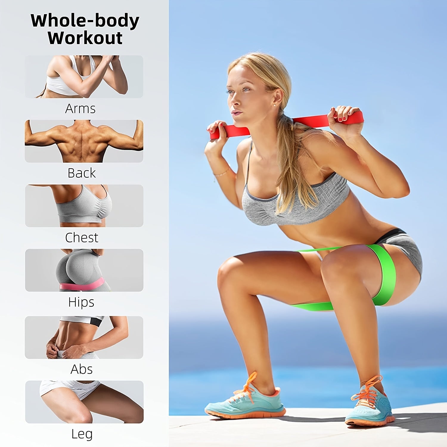 Resistance Band for Home Workouts - Stretch and Tone Your Muscles