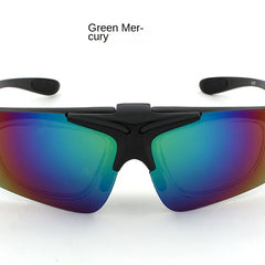 Men's Retro Cycling Glasses Outdoor Sports Flip Sunglasses