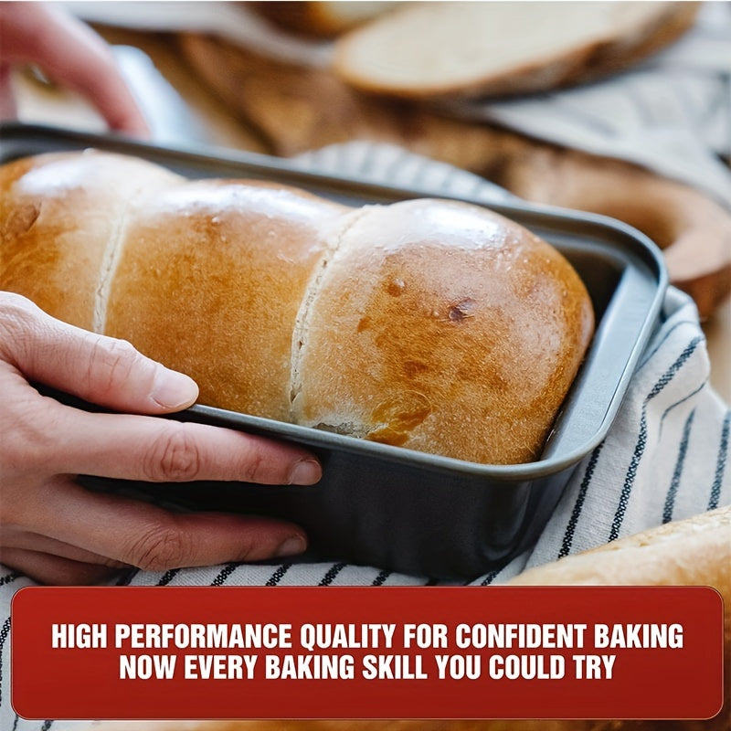 2pcs Non Stick Carbon Steel Bread Pan for Home and Outdoor Use
