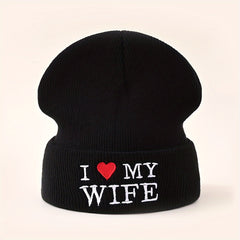 Y2K Letter Embroidered Knitted Hat for Outdoor Sports