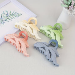 Matte Chinese Style Hair Claw Fish Shape Shark Claw Ponytail Holder