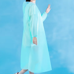 1pc Disposable Raincoat Portable Thickened Men's And Women's Raincoat