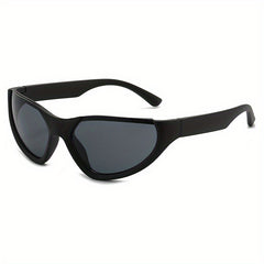 Wrap Around Sport Sunglasses Cat Eye Windproof Glasses Y2K Shades