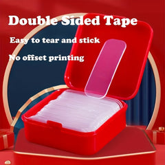 120pcs Double Sided Adhesive Tape Washable Sticky Gel Pads Remov